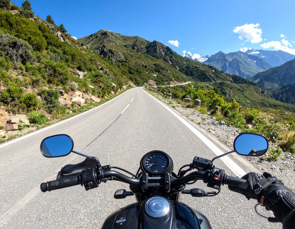 mc på väg. sov föraren